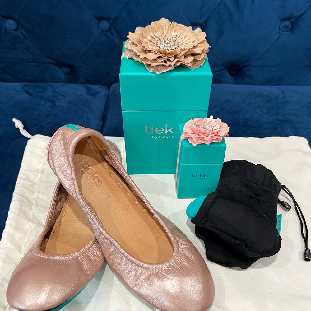 Tieks pink champagne special edition